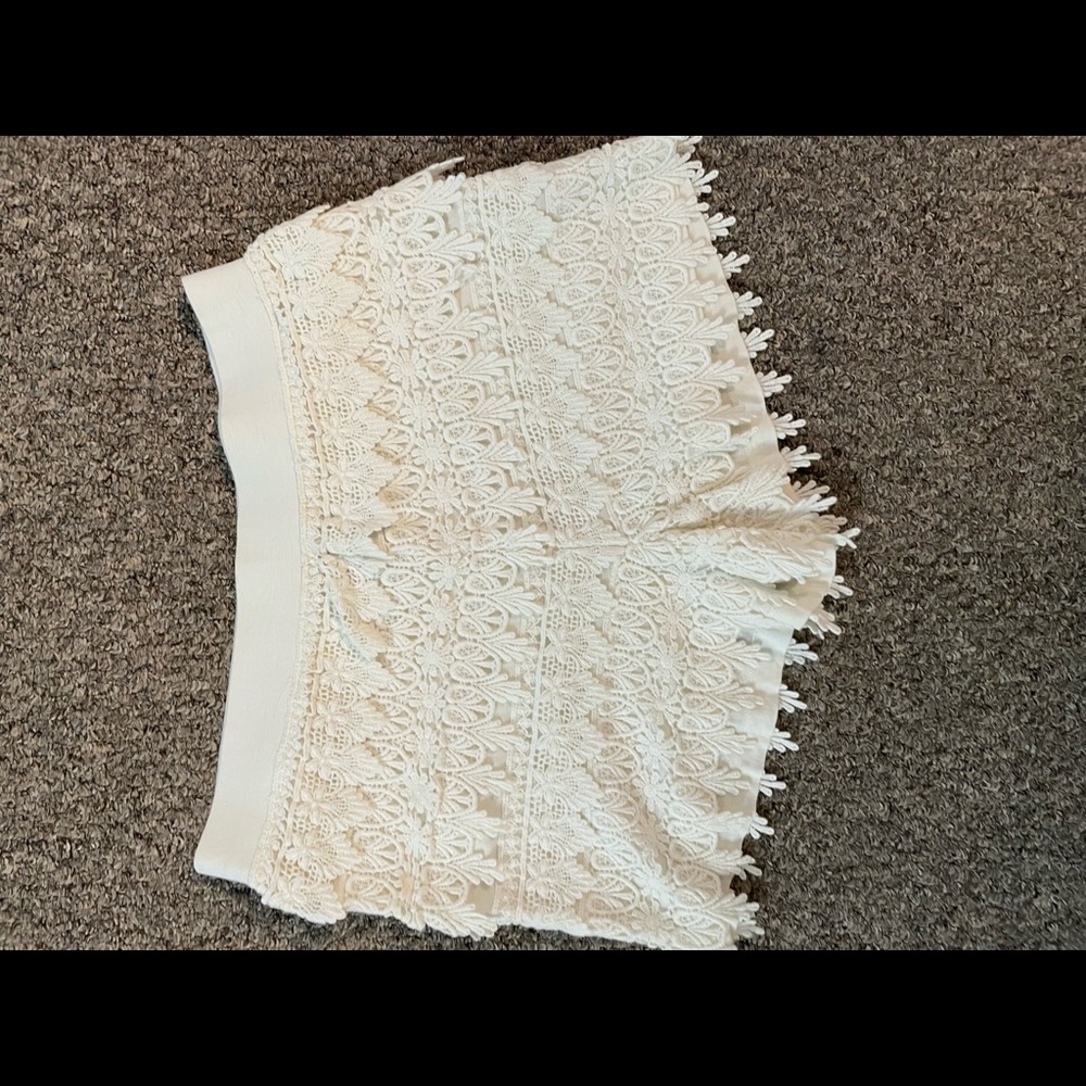 White shorts by Express